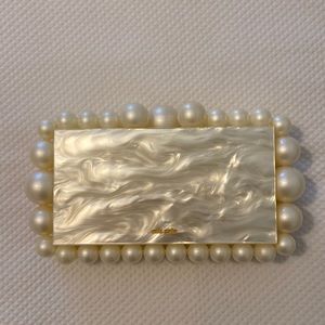 Cult Gaia pearl clutch